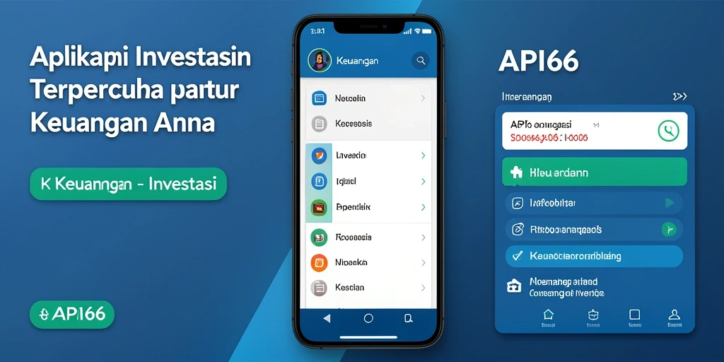 Antarmuka intuitif API66 untuk manajemen investasi.