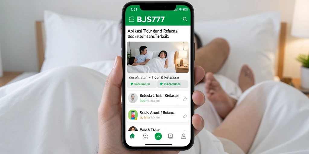 Antarmuka user-friendly dengan fitur relaksasi yang lengkap.
