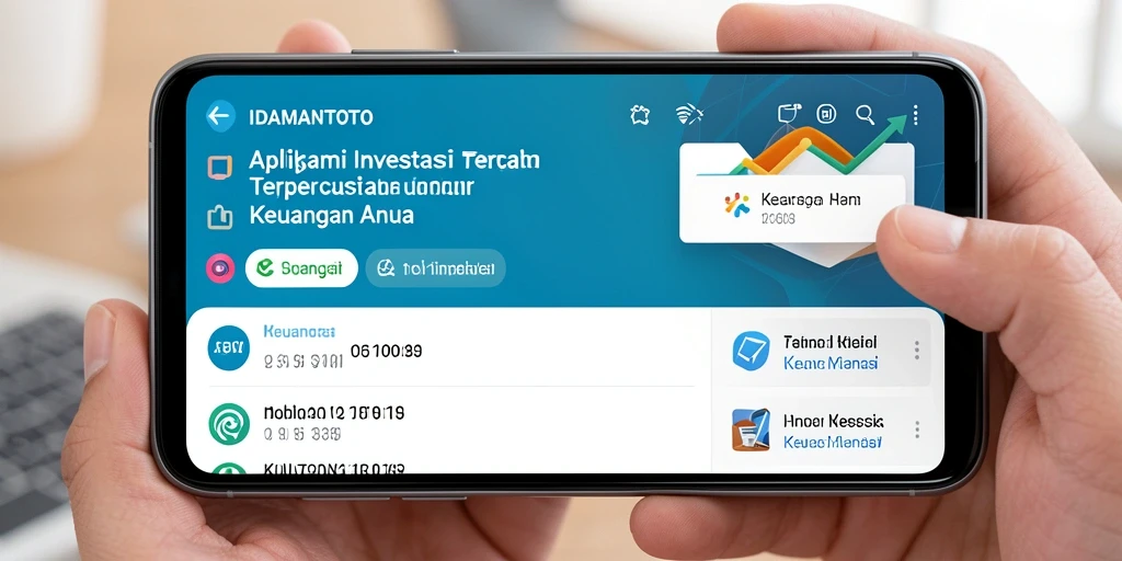 Tampilan antarmuka IDAMANTOTO untuk fungsi Investasi yang mudah dipahami.