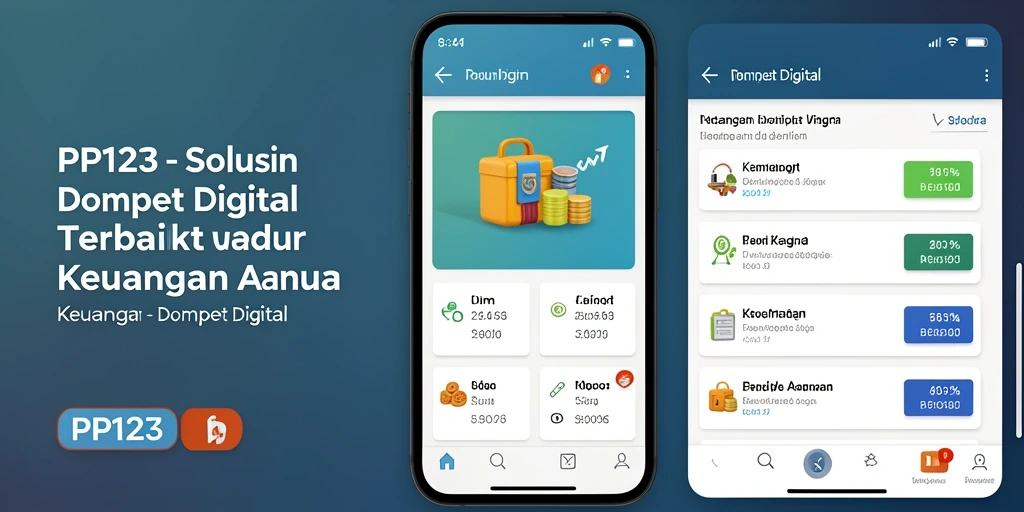 Tampilan antarmuka aplikasi PP123 yang modern dan intuitif.